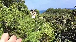 sasha rose and daniella margot get wild in hot outdoor lesbian action with fingering and pussy licking 😘