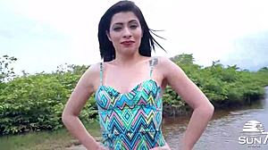 Mary Luthay gets her ass fucked by big black cocks