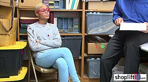 black teen got busted by cop for stealing leash