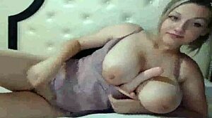 Cute Busty Blonde is Exhibited on Cam!