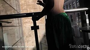 shy 27yo raquel opens her pussy wide with glowsticks for cervix peek.