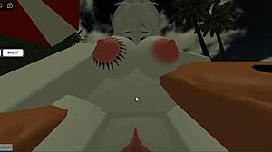 Cute milf jumps dick by Reshak3