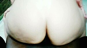 fucking my girlfriend's ass hard in the bedroom