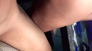 young ebony amateur intensely bounces on massive black cock