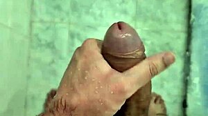 Young Brazilian Invites Neighbor for Bath and Mutual Masturbation