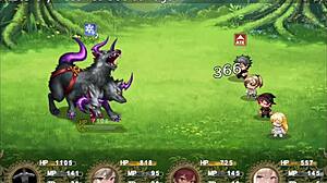 Formando um grupo com três garotas muito gostosas e virgens - big-breasted adventurer cuckold harem rpg - parte 1