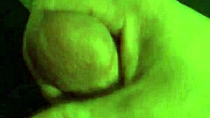 gay guy masturbates until he cums hard in casual setting.