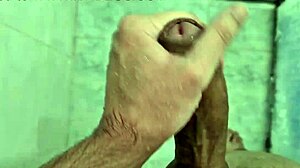 Young Brazilian Invites Neighbor for Bath and Mutual Masturbation