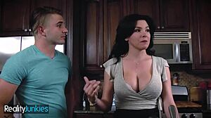 brunette milf danica dillon tastes young 18+ boy cock hard - reality s