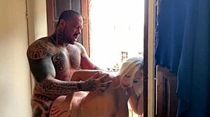 Big man fucking my pussy so rough in lingerie with big natural tits