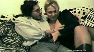 Blonde BBW Cougar Couple Shares Experienced Sex Fun in Italy