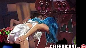 katy perry, are those huge milf tits under that skirt?