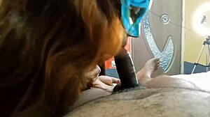 hot tania gives lovely blowjob