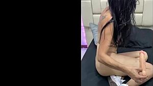 mature woman, fuck yourself hard with dildo?