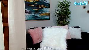 busty milf lexi luna plays with magic wand