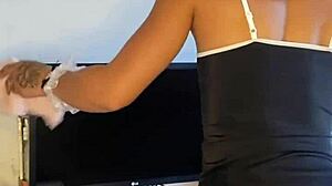 Tattooed Brunette Pornstar Solo Show