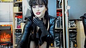 a tribute video for elvira in femdom fetish style