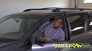 petite teen rides in pov view