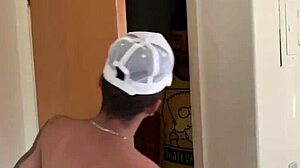 Marcos goiano performs deepthroat bareback on big cock.