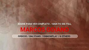 Marcos goiano performs deepthroat bareback on big cock.