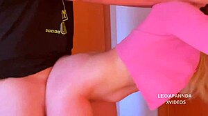 Deepthroat and sex doggystyle with petite 18+ blonde teen 😍