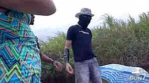 Mary Luthay gets her ass fucked by big black cocks