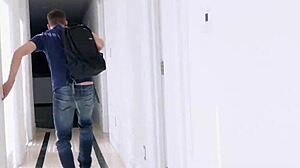 Sexy Ginger Babe With Bouncy Ass And Petite Tits.