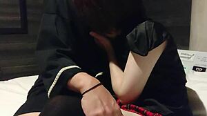 i love my girl in red skirt cosplay.