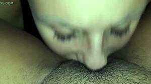 My pussy dripped and opened wide from her licking in pov!