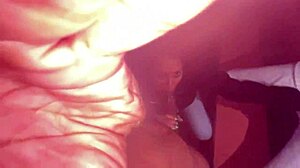 Yolanda Yamz sucks two dicks at the park with monster cocks