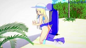 Lillie ja Jessie Musashi intensiivistä seksiä - Pokémon hentai