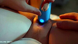 i cum loudly while caught masturbating with clit toys and muff diving