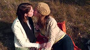 I Watch Skinny Petite Lesbians Have Rough Outdoor Sex To Orgasm
