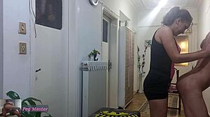 I'm a sexy wife dominating my husband with strapon and anal 😈