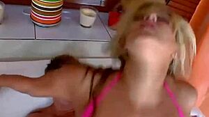 Man, This Horny Blonde Gets Pounded Rough!