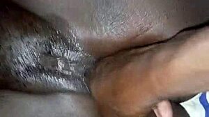 Thick bbw lady fingers herself to cumshot with big black cock fantasy.