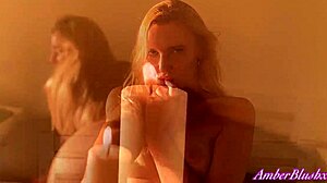 Candle Masturbation And Waxplay For Horny Teen 18+!