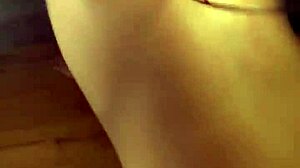 German milf licked and creampied on table