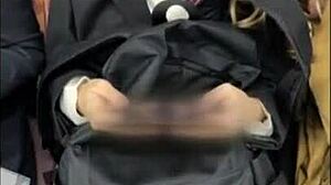 Oral beauty i-chan in schoolgirl uniform gets creampie in shinjuku