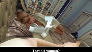 Wow! Check out these old ladies in thongs!