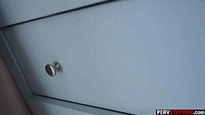 I’m Shocked, Caught My Blonde Stepmom Masturbating So Wild.