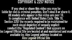 Blonde christie stevens breaks into alex legends house to milk his dick 😈