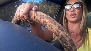 Blonde Pickachu Mamadrivee in Wild Action with Big Clit and Tanned Nipples Moaning Loud.