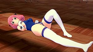 Removing Anya's bikini for better adult fun in 3D cartoon