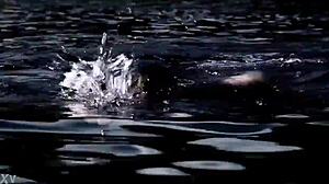 Supernatural sexy bikini girl swimming in the pool!