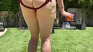 Mature milf cheats with stepson's massive cock