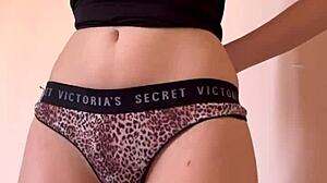 Tiny Girl Maiskii Playing Solo with Her Toy