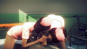 3D Animation HS2 Two Nurses FUCKING In Hentai Style