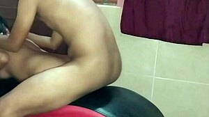 My horny latina girlfriend rides me so good at home