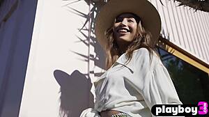 i'm dominique lobito, showing my big tits and ass outside, it's so cute